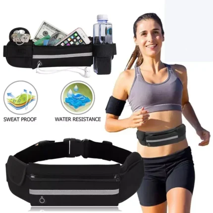 Travel Waist Bags Running Bum Bag Fanny Pack Money Running Bum Bag Zip Belt Pouch Sports Wallet