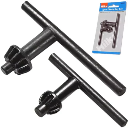Drill Chuck Keys Hilka  10mm (3/8in) and 13mm (1/2in) Replacement Drill Chuck Key
