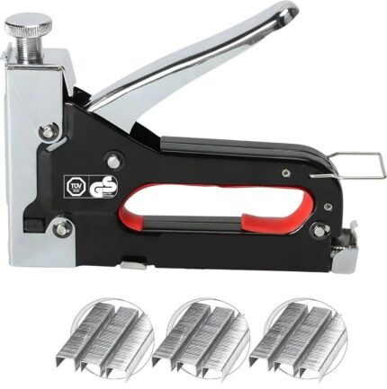 Staple Gun Heavy Duty Tacker Upholstery Nail Gun Fabric Wood Craft 1000x Staples