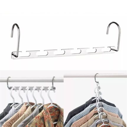 Clothes Shirt Hanger And Space Saver Saving Wonder Metal Magic Clothes Closet Organize Hook