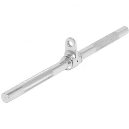 Cable Attachment Bar Rotating Straight Multi Gym Bar Cable Attachment Bicep Arm Curl/ Tricep Push Down