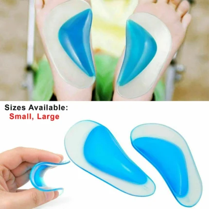 Arch Support Insoles for Flat Feet, Plantar Fasciitis & Heel Pain Relief
