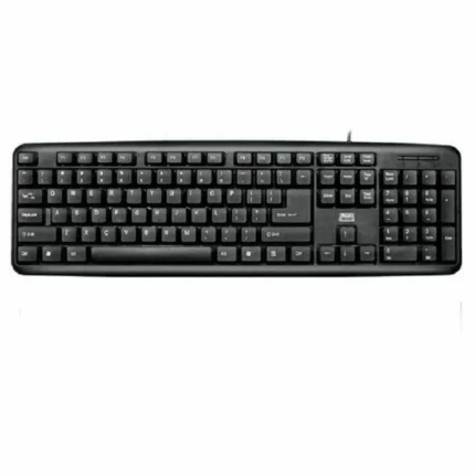 USB WIRED STYLISH SLIM QWERTY KEYBOARD UK LAYOUT FOR PC DESKTOP COMPUTER LAPTOP