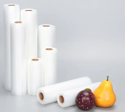 Food Vacuum Sealer Rolls Bags for Fresh Food Storage & Preservation