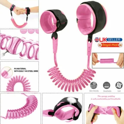 Toddler Safety Wrist Link Harness Anti-Lost Strap 1.5m